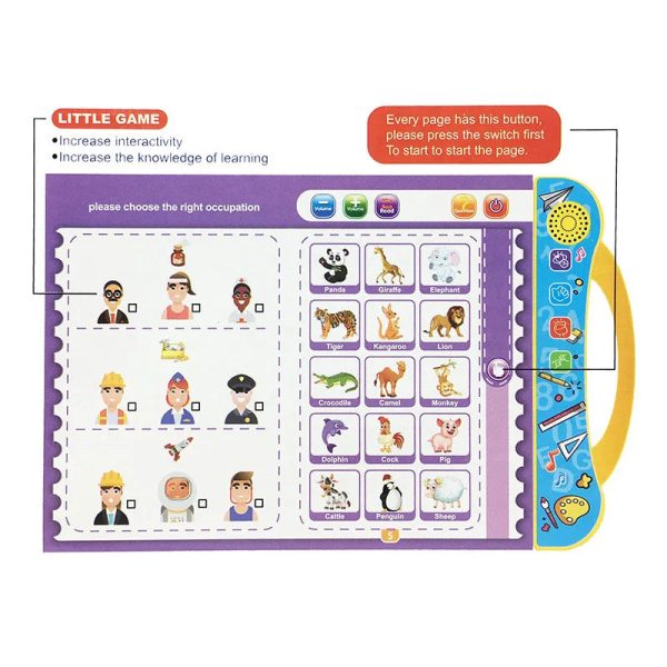 Livre éducatif pour enfants de 2 à 3 ans sur l'anglais
