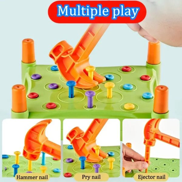 Nail & Knock – Jeu de construction amusant pour petits