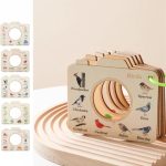 Coffret découverte nature avec fenêtre d'observation en bois