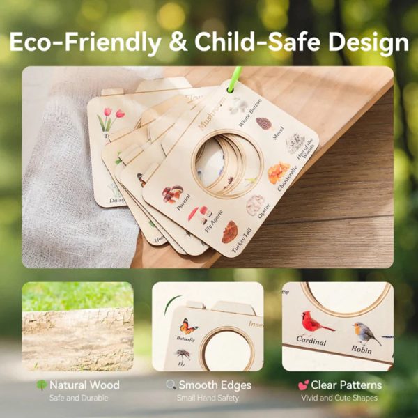 Jouet interactif en bois pour découvrir la faune