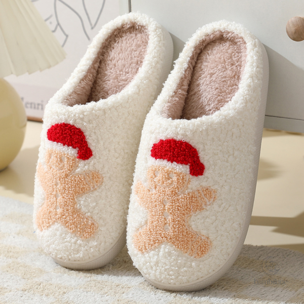 Chaussons festifs pour garder les pieds au chaud