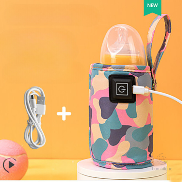 Chauffe-biberon mobile pour parents en vadrouille