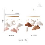 Décoration Nuvio au design nuage pour bébé