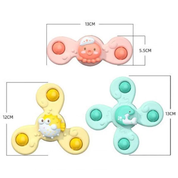 Activités ludiques pour le bain avec l'Ocean Spinner Set