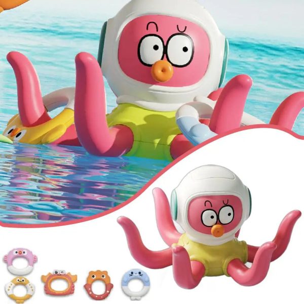 Lanceur d'anneaux Octopus pour le plaisir aquatique des enfants