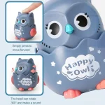 Voiture Hibou colorée pour les tout-petits