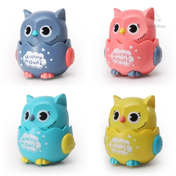 Jouet roulant hibou - idéal pour les enfants de 1 à 2 ans