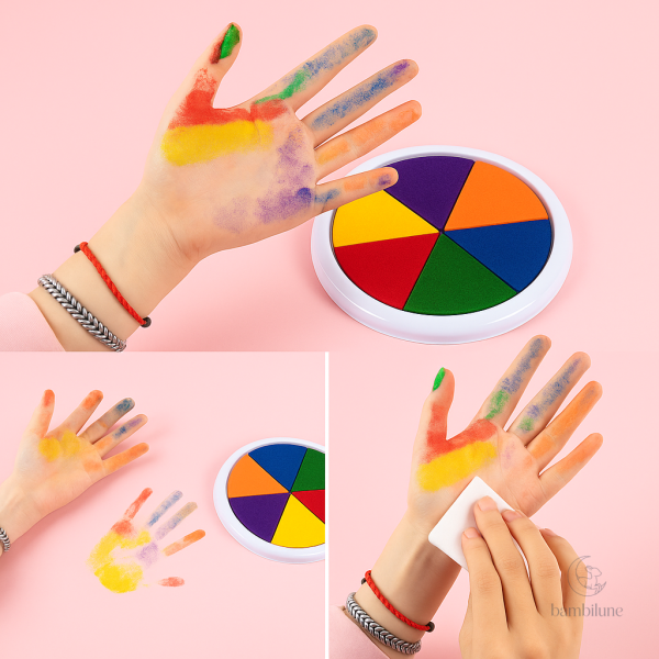 Roues de peinture pour développer la créativité enfantine