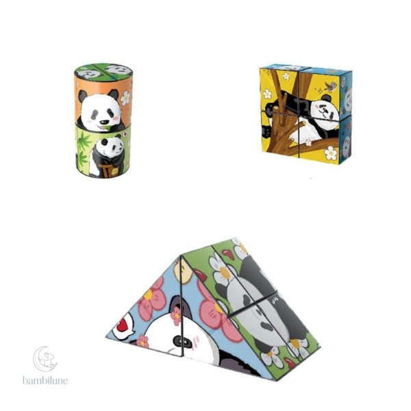 Panda Puzzle éducatif pour enfants de 4 à 5 ans
