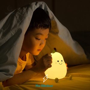 Lampes d'ambiance pour bébés, veilleuse poire originale