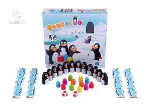 Pingouins amusants pour un jeu d'aventure captivant