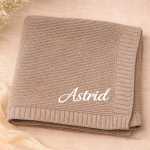 Douce couverture bébé avec design personnalisé