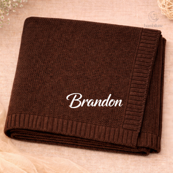 Cadeau unique : couverture bébé en coton