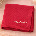 Couverture brodée pour enfant, cadeau idéal