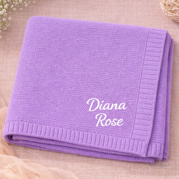 Couverture en coton personnalisée pour bébé - vue 3