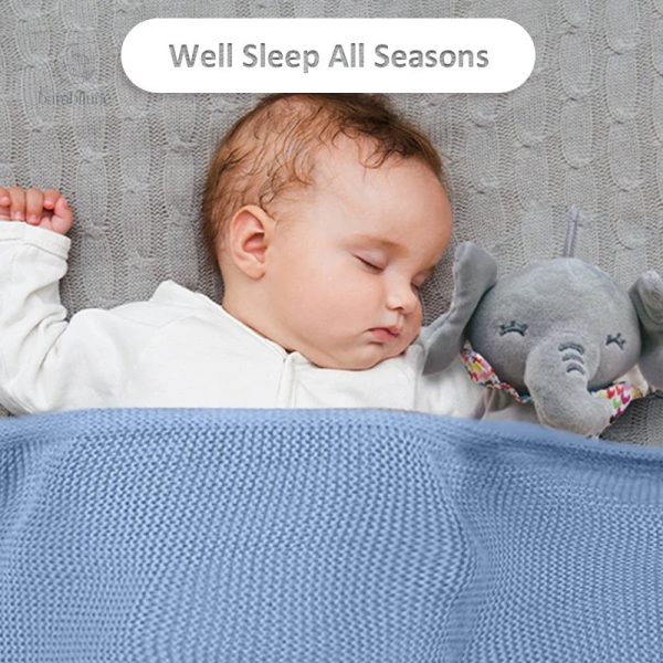 Couverture bébé brodée avec nom