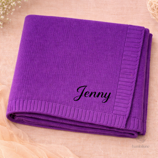 Couverture en coton personnalisée pour bébé - vue 20