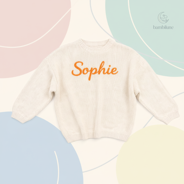 Pull bébé avec options de personnalisation