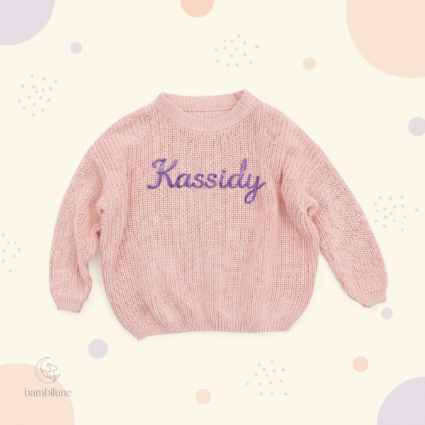 Pull brodé pour enfants – cadeau parfait