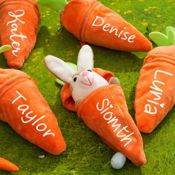 Lapin en peluche personnalisé pour Pâques