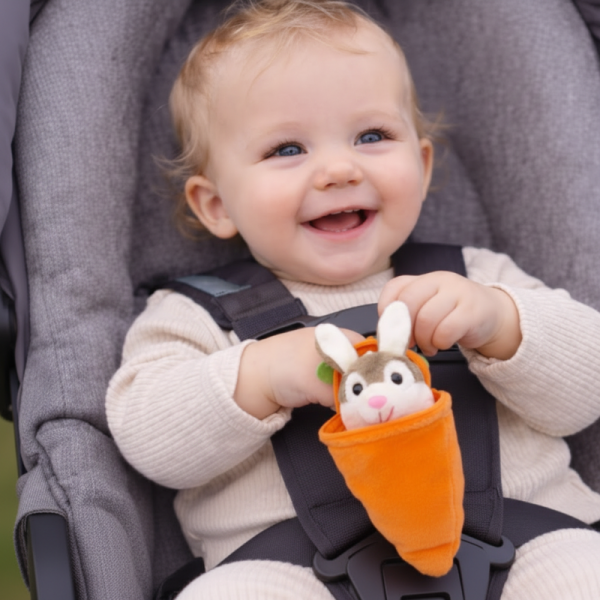 Lapin en peluche personnalisé pour célébrer Pâques
