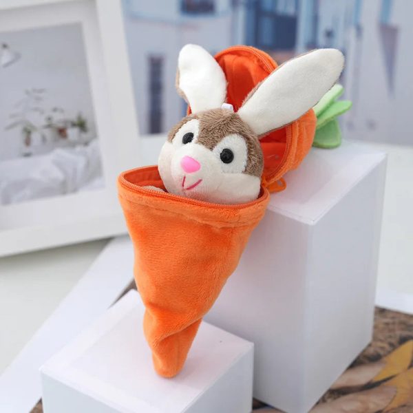Peluche Bunny avec carotte, parfait pour les enfants