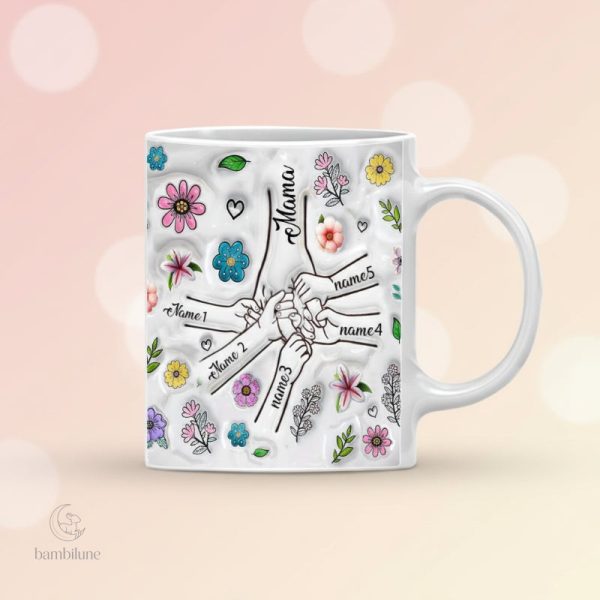 Mug fête des Mères, design personnalisé