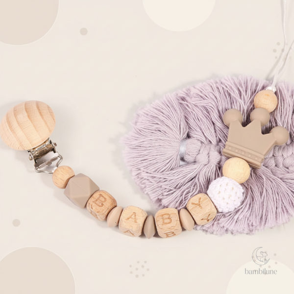 Chaîne de tétine personnalisée, un cadeau parfait pour bébés