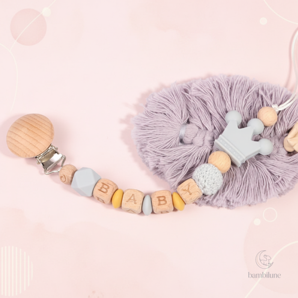 Chaîne de sucette colorée, idéale pour les bébés