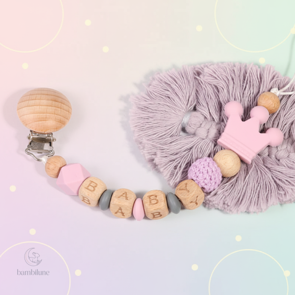 Chaîne de sucette pratique pour enfants de moins d'un an
