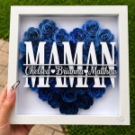Cadeau unique : Rose Shadow Box personnalisée