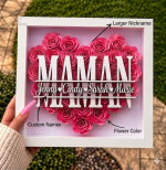 Cadeau créatif : Rose Shadow Box unique et personnalisée