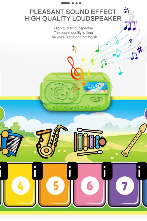 Tapis interactif pour jeux musicaux en famille