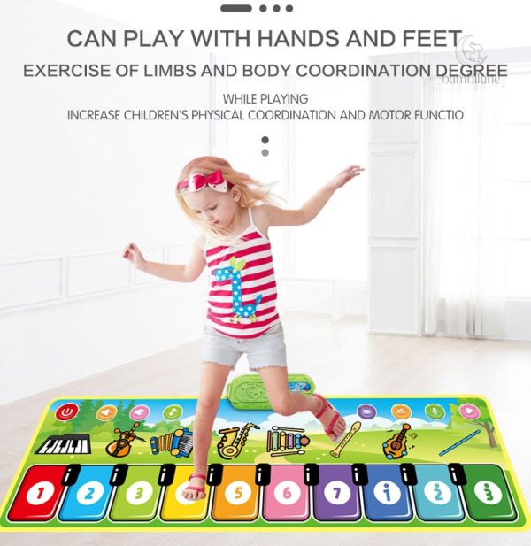 Jouet éducatif : tapis de musique interactif