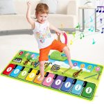 Mat de danse avec notes colorées pour jouer