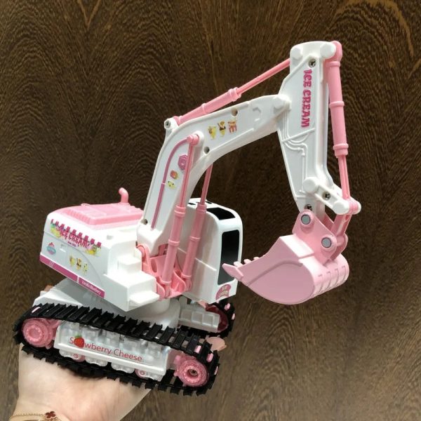 Excavatrice rose télécommandée pour divertissement féminin