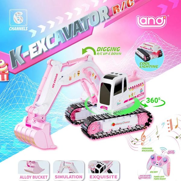 Jouet d'extérieur - Pink Power Digger pour les petites filles