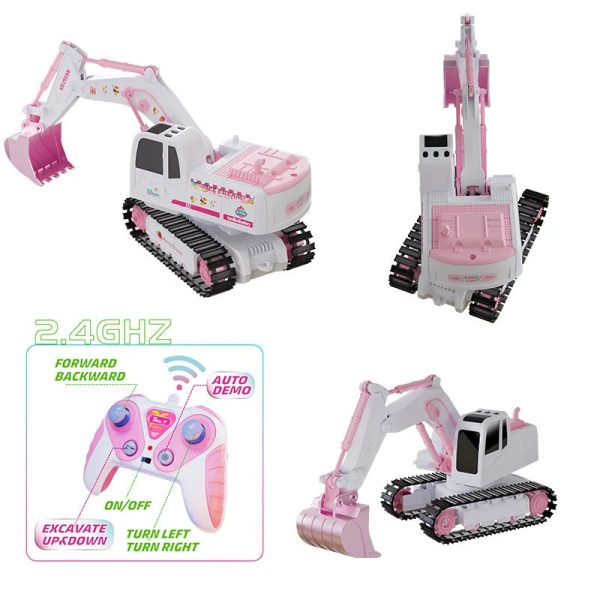 Excavatrice télécommandée pour fête de creusage féminine