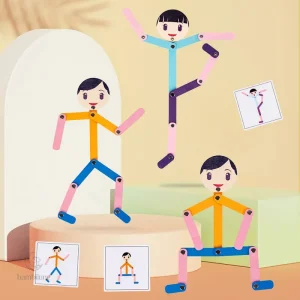 Puzzle Montessori Sportif PlayGrow pour enfants de 3 à 4 ans