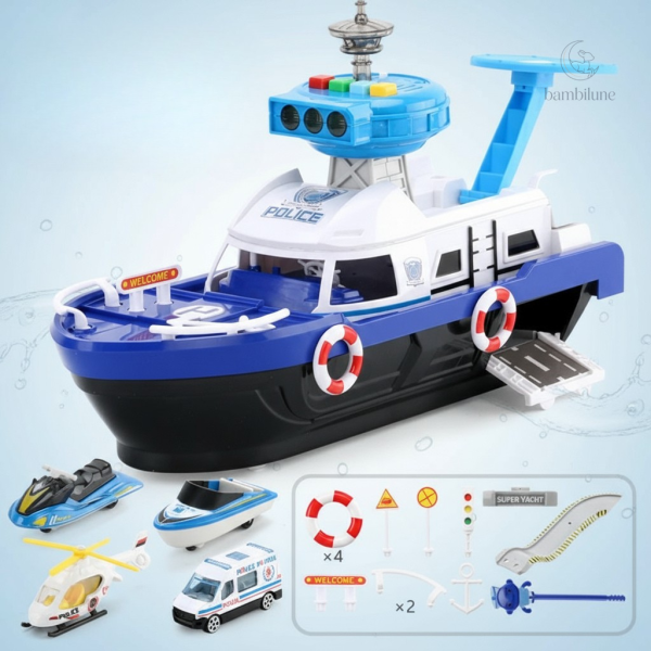 Bateau PlayHarbor, jouet éducatif pour enfants de 4 à 5 ans