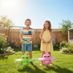 Pogo Stick conçu pour favoriser la coordination chez l'enfant