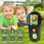 Microscope portable 500X, idéal pour les jeunes explorateurs