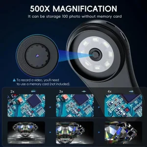 Jouet éducatif pour enfants de 4 à 5 ans, microscope pratique