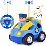 Voiture de police jouet pour enfants de 2 à 3 ans