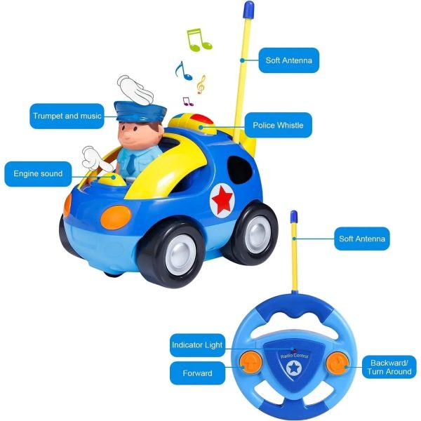 Jouet de course inspiré des véhicules de police