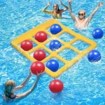 Jeu de piscine Tic Tac Toe coloré pour enfants