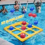 Tic Tac Toe flottant, idéal pour les jeux d'été