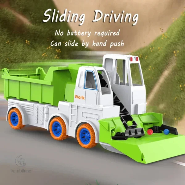 Camion de chantier coloré pour les jeunes enfants