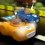 Voiture-jouet pour courses amusantes et colorées