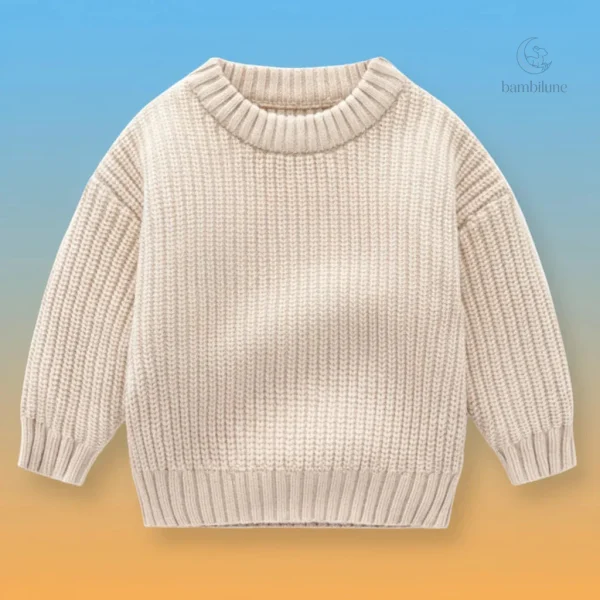 Vêtement automnal pour enfants, pull agréable à porter